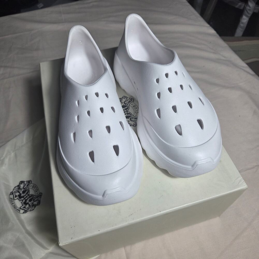 Darc Sport Hanzo V2 Foam Clog Shoes Bone White Mens 7 Womens 8.5 Gym Slides NIB